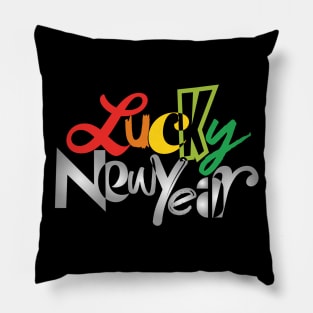 Lucky New Year Pillow