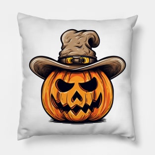 halloween cowboy Pillow