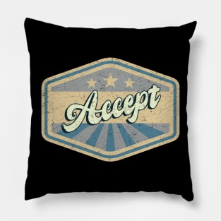 vintage Accept Pillow