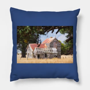 Old farm house. Pillow