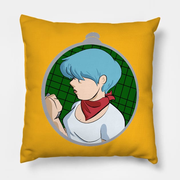 bulma Pillow by inkpocket