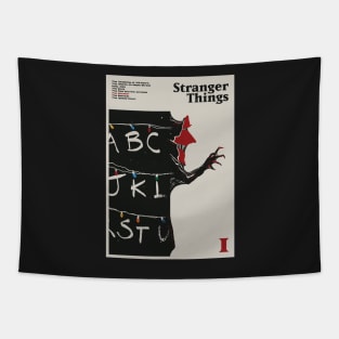 Stranger Things Season 1 Poster Art Tapestry