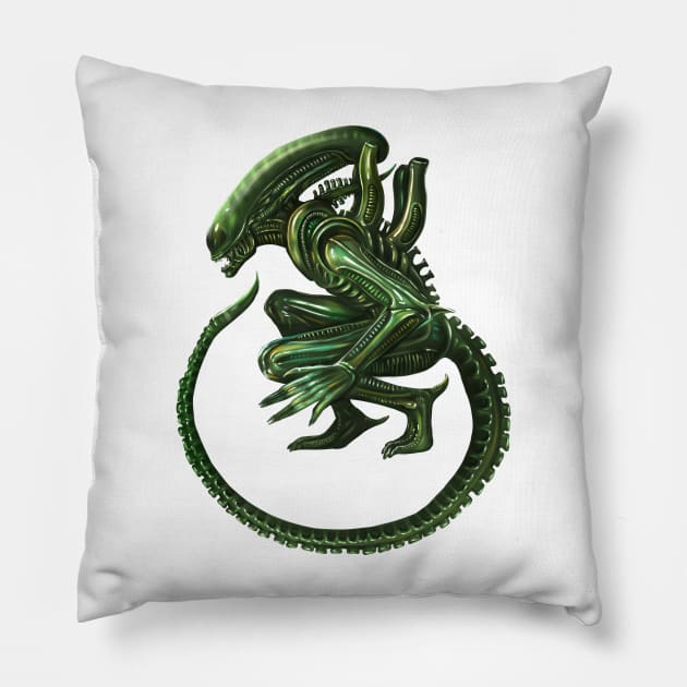 Xenomorph Pillow by Magical Forest