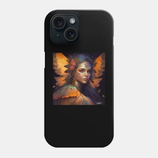 butterfly fairy lady ecopop art Phone Case