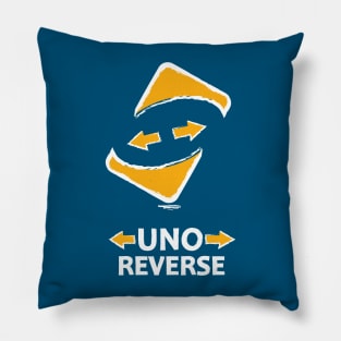 uno reverse, uno out, card games Pillow