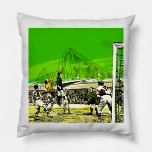 Football on the Rock Pillow