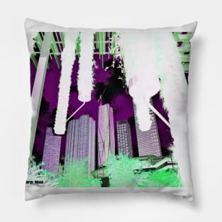 gardens in miami city Pillow