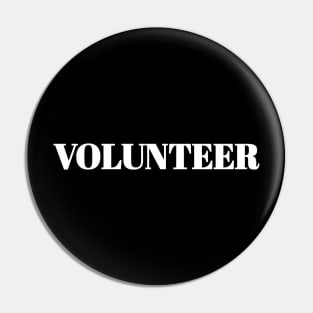 Volunteer Pin