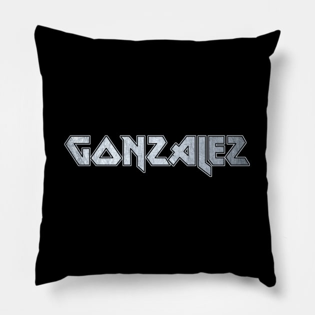 Heavy metal Gonzalez Pillow by KubikoBakhar