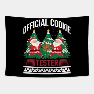 Official Cookie Tester Funny Ugly Xmas Ugly Christmas Tapestry