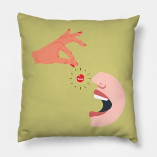 Red Cherry love Pillow