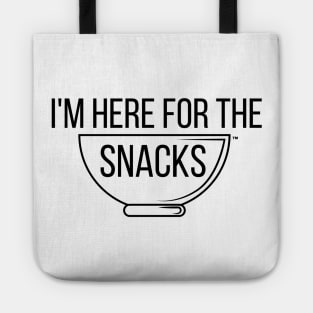 Here for the Snacks Tote