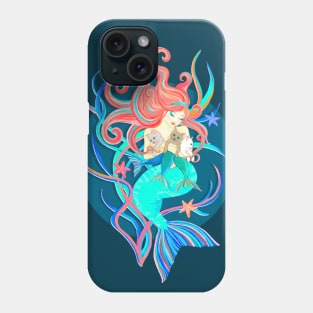 Mercat Lady - mermaid with mercats Phone Case