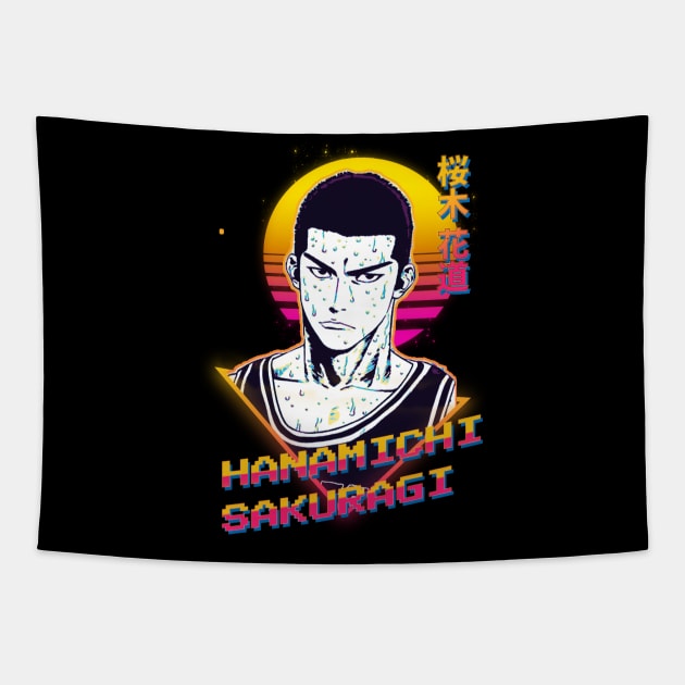 hanamichi sakuragi Tapestry by Retrostyle