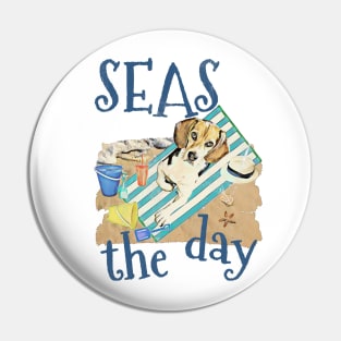 Seas the Day Vintage-Look Pin