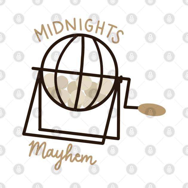 Midnights Mayhem Bingo Cage by Sofia Kaitlyn Company