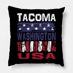 Tacoma Washington USA T-Shirt Pillow