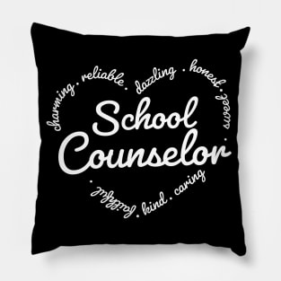 School counselor heart / school counselor gift idea Pillow