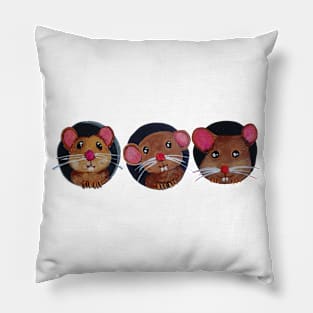 Three mouses Pillow