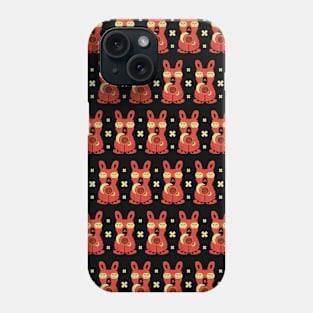 Halloween pumpkin llama Phone Case