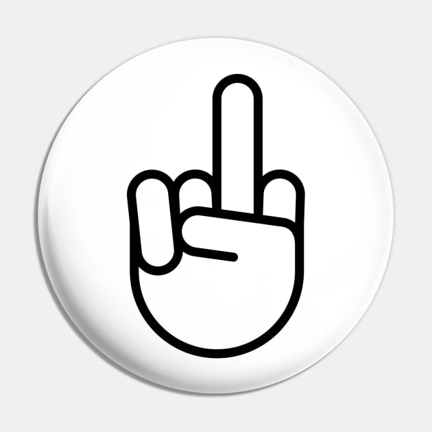 Flipping the bird hand sign Pin by Radradrad