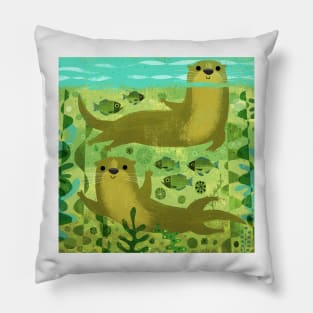 Otters! Pillow