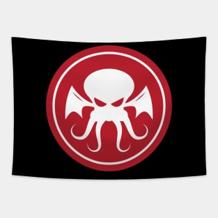 Hail Cthulhu (White) Tapestry