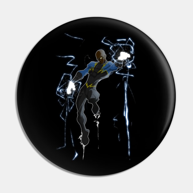 Black Lightning Pin by Chinoutu007