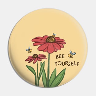 Bee yourself Pin