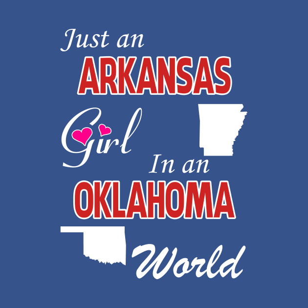 Discover Arkansas - Oklahoma - Arkansas - T-Shirt