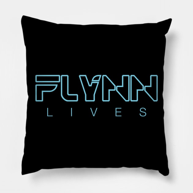 Flynn Lives Pillow by mikevetrone