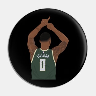 Damian Lillard digital illustration Pin