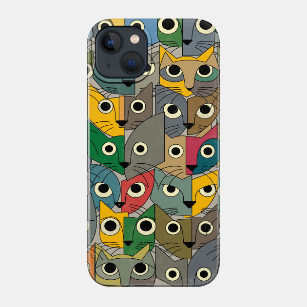 Katzen - Abstract - Phone Case