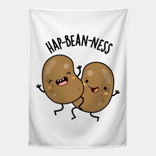 Hap-bean-ness Funny Bean Puns Tapestry