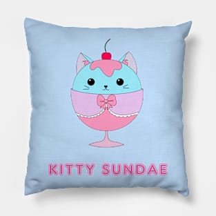 Kitty Sundae Pillow