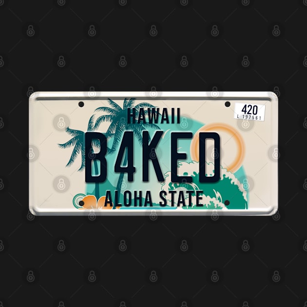 Baked word on license plate by SerenityByAlex