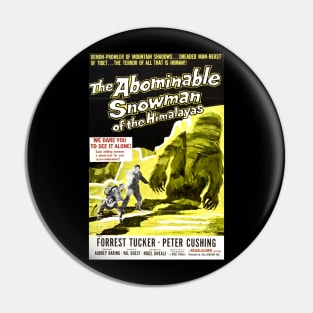 Classic Sci-Fi Movie Poster - The Abominable Snowman Pin