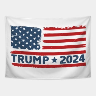 Trump 2024 American Flag Tapestry
