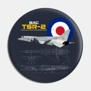 British BAC TSR-2 (dark) Pin