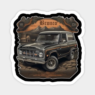 Bronco Car Magnet