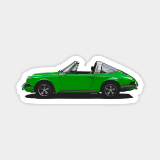 911 Targa Signal Green Magnet