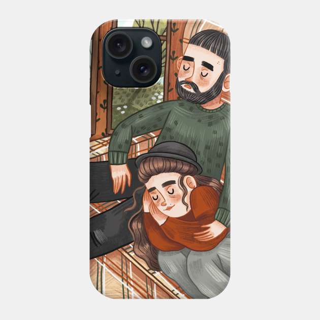 Traveling Companion Phone Case by Iz Ptica