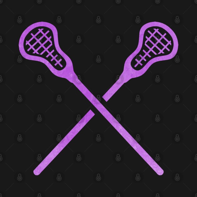 Lacrosse Stick Purple by hcohen2000