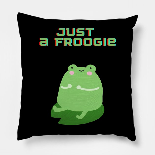 Just a froggie Pillow by reesea