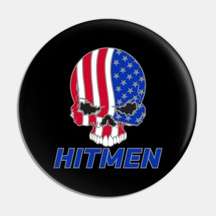 Hitmen Sports Logo Pin