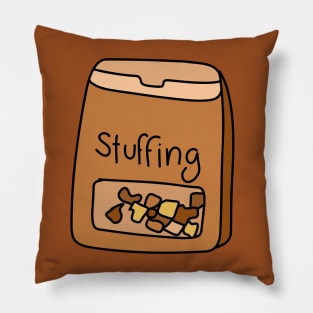 Cute Thanksgiving Stuffing Doodle, made by EndlessEmporium Pillow