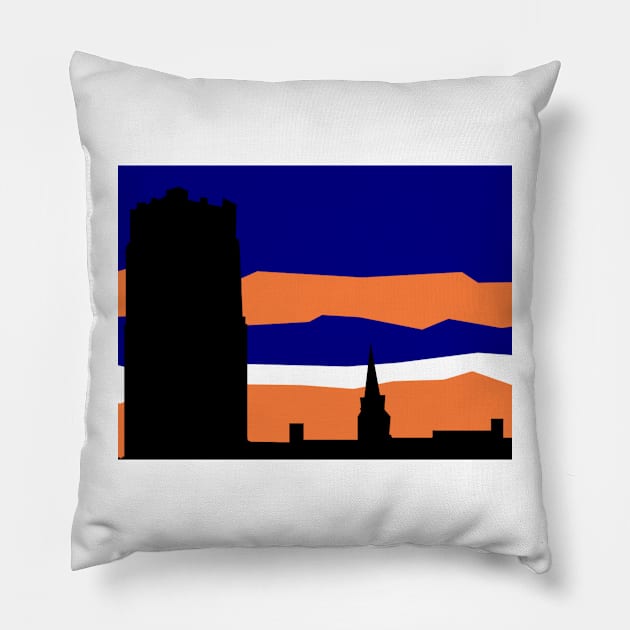 University of Florida Century Tower Pillow by tziggles