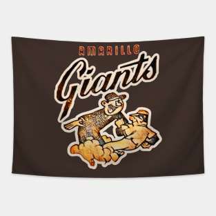 Amarillo Giants Baseball Tapestry