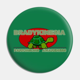 Bradykinesia "Cute Turtle" Parkinsons Awareness Pin