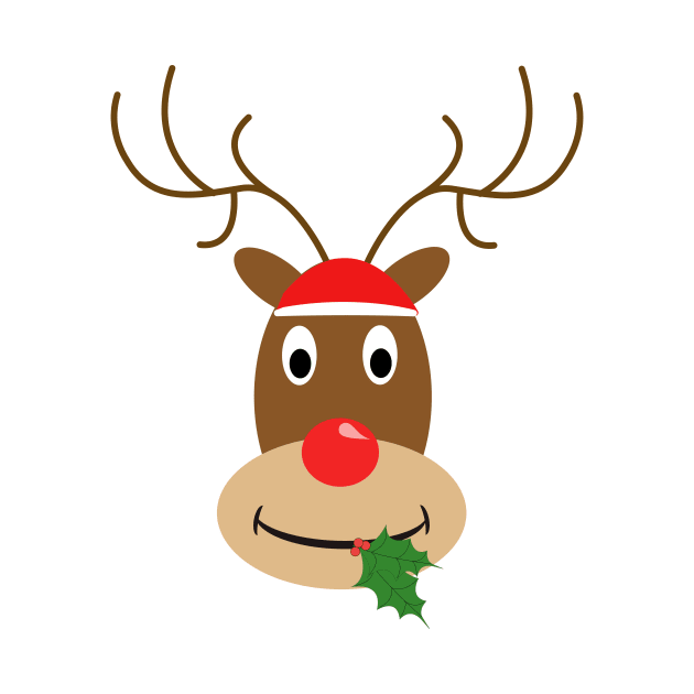 Rudolph the red nose reindeer by designInk